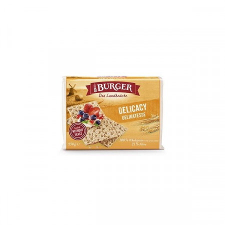 Burger Delicacy Specialitate de Panificație Crocantă din Secara Integrala 250g