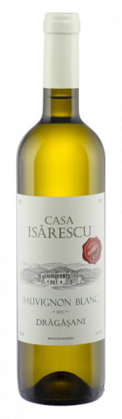 Casa Isarescu Sauvignon Blanc Vin Alb Sec 14% Alcool 750ml