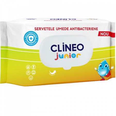 Clineo Junior Servetele Umede Antibacteriene 70buc