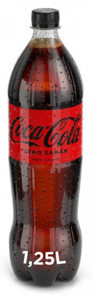 Coca Cola Bautura Racoritoare Carbogazoasa cu Indulcitori Zero Zahar 1.25L