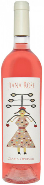 Crama Oprisor Jiana Rose Vin Rose Sec 13% Alcool 750ml