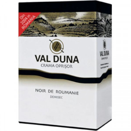 Crama Oprisor Val Duna Bib Noir de Roumanie Vin Rosu Demisec 10l