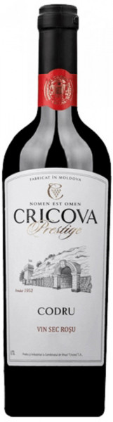 Cricova Prestige Codru Vin Rosu Sec 14% Alcool 750ml