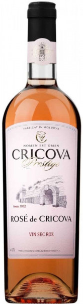 Cricova Prestige Rose de Cricova Vin Roz Sec 12.5% Alcool 750ml