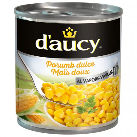 D Aucy Porumb Zaharat Boabe Aurii Intregi in Conserva 150g