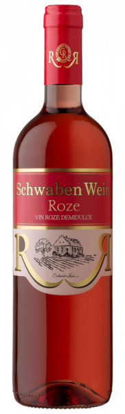 Domeniile Recas Schwaben Wein Vin Rose Demidulce 12% Alcool 750ml