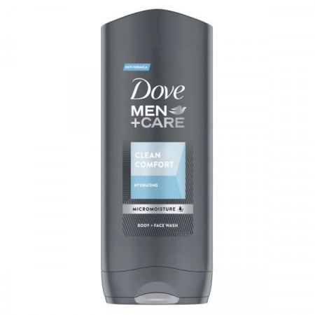 Dove Men+ Care Clean Comfort Gel de Dus pentru Fata si Corp 250ml