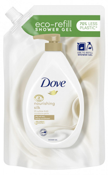 Dove Nourishing Silk Rezerva Gel de Dus 720ml