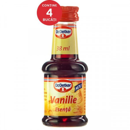 Dr.Oetker Esenta de Vanilie 4bucati x 38ml