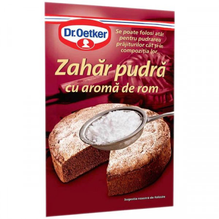 Dr.Oetker Zahar Pudra cu Aroma de Rom 50g