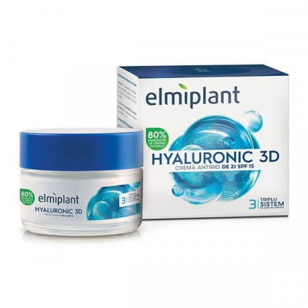 Elmiplant Hyaluronic 3D Crema Antirid de Zi SPF15 50ml