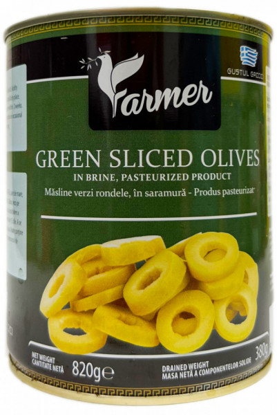 Farmer Masline Verzi Rondele 380g