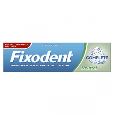 Fixodent Complete Neutral Crema Adeziva pentru Proteze Dentare Totale si Partiale 47g