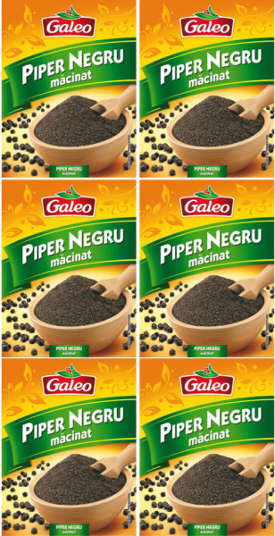 Galeo Piper Negru Macinat 17g 5+1 Gratis