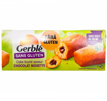 Gerble Madlene Fara Gluten cu Crema de Ciocolata 210g