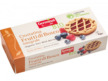 Germinal Tarta cu umplutura de Fructe de Padure Edo 200g
