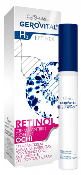 Gerovital H3 Retinol Crema Antirid Contur Ochi 15ml