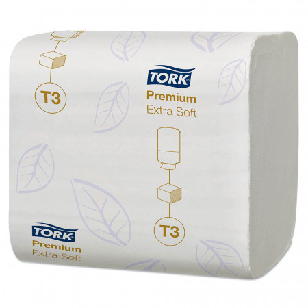 Hartie igienica pliata Tork Premium Extra Soft Bulk 2 pliuri 252Buc/Pac