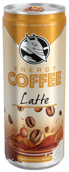 Hell Energy Latte Lapte Degresat cu Extract din Cafea UHT 250ml