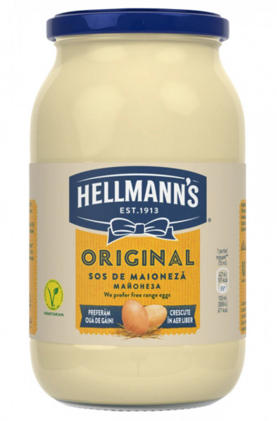 Hellmann's Sos de Maioneza Original cu 75% Grasime 625ml