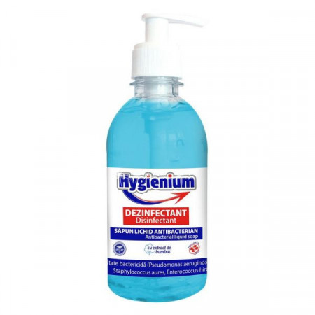 Hygienium Sapun Lichid Antibacterial pentru Maini cu Extract de Bumbac 300ml
