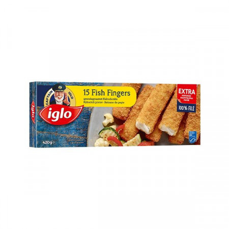 Iglo Fish Fingers Batoane de Peste 420g