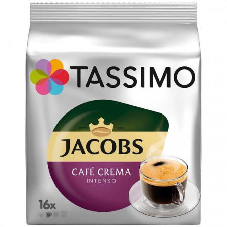 Jacobs Capsule Cafea Tassimo Cafe Crema Intenso 16 capsule x 150ml