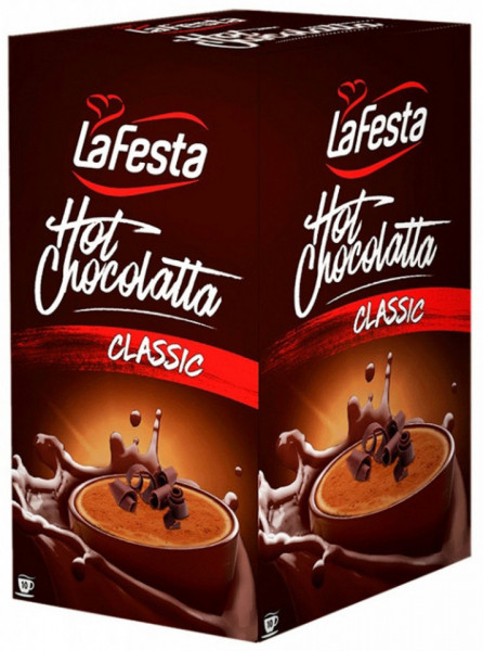 La Festa Hot Chocolatta Classic Ciocolata Calda 10 buc x 25g