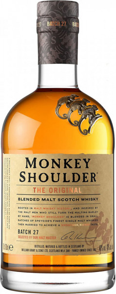 Monkey Shoulder The Original Blended Whisky 40% Alcool 700ml