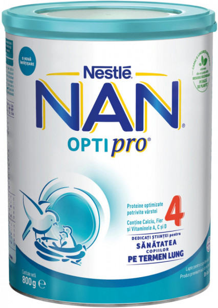 Nestle Nan Opti Pro 4 Lapte Praf 18+ luni 800g