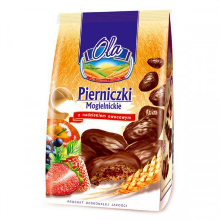 Ola Turta Dulce cu Glazura de Ciocolata si Umplutura de Fructe 150g