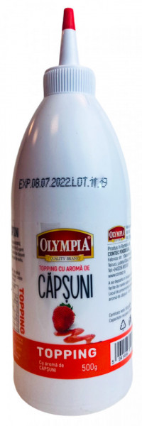 Olympia Topping cu Aroma de Capsuni 500g