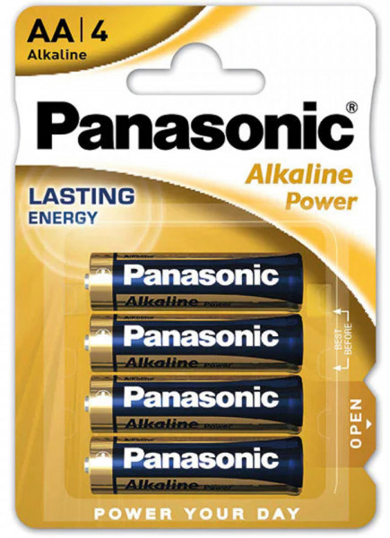 Panasonic Baterii Alkaline Lasting Energy AA LR6 4buc