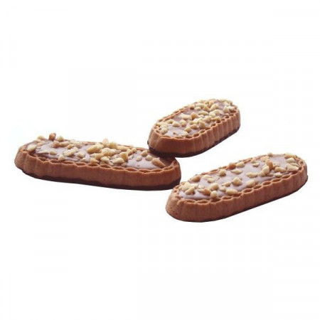 Primart Biscuiti cu Crema de Alune si Bucati de Arahide si Glazura de Cacao 1.2Kg