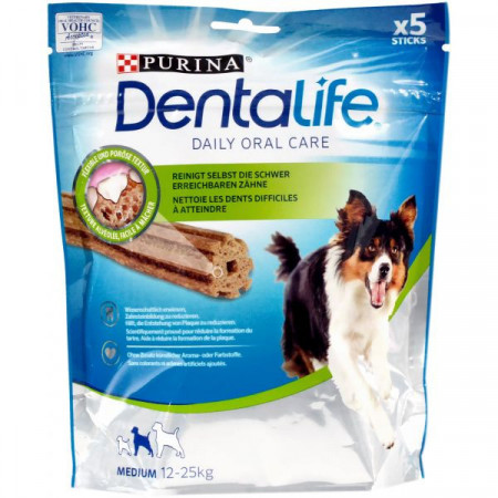 Purina Dentalife Recompense pentru Câini de Talie Medie 12-25kg 5buc 115g