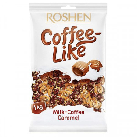 Roshen Coffee-like Dropsuri cu Umplutura de Cafea si Lapte 1Kg