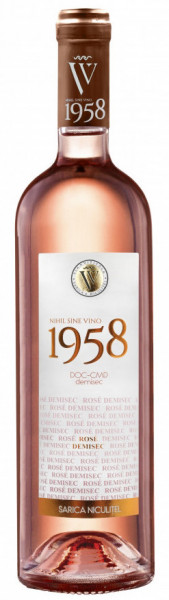 Sarica Niculitei Vin Rose Demisec 12% Alcool 750ml