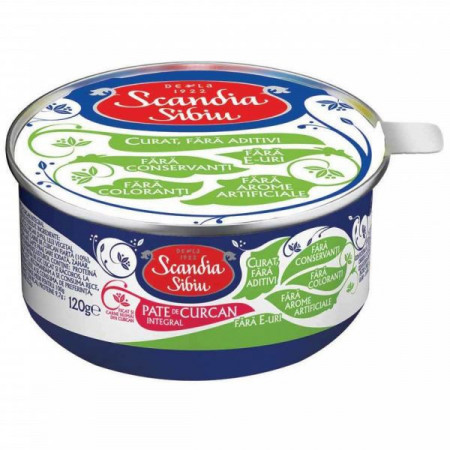 Scandia Sibiu Pate de Curcan Integral 120g