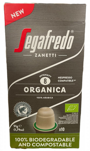 Segafredo Zanetti Cafea Organica 10 Capsule 51g