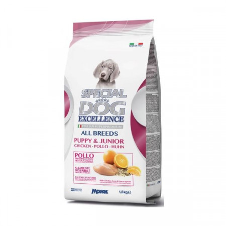 Special Dog Excellence Hrana Uscata pentru Caini Puppy & Junior 1.5kg