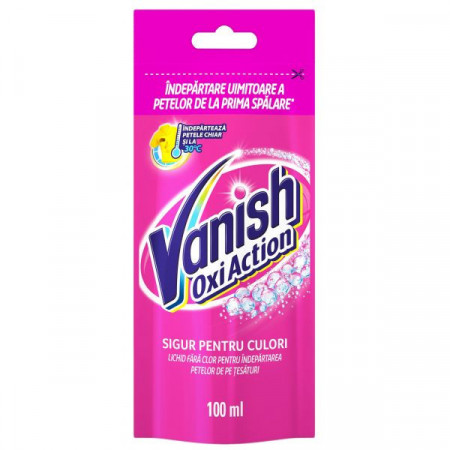 Vanish Oxi Action Pink Solutie pentru Indepartarea Petelor 100ml