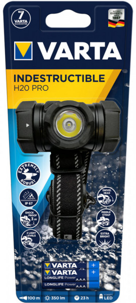 Varta Lanterna Frontala Indestructible H20 Pro