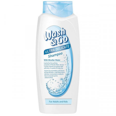 Wash&Go Ultra Delicate Sampon cu Apa Micelara 750ml