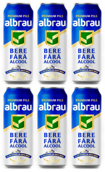 Albrau Bere 0% Alcool 6 buc x 500ML