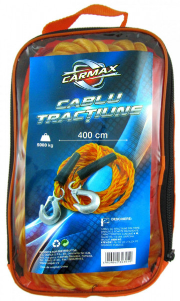 All Ride Cablu Tractiune Auto 400cm 5000kg