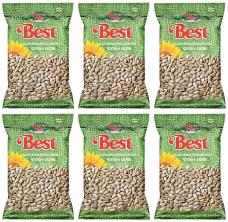 Best Miez Seminte de Floarea Soarelui Copt cu Sare 6 buc x 100g