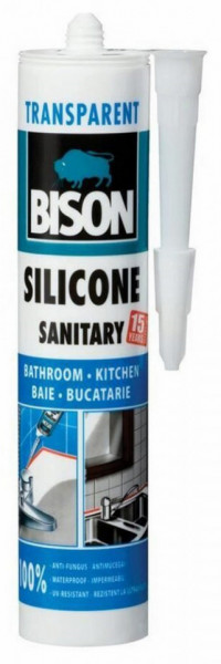 Bison Silicon Sanitar Transparent 280ml