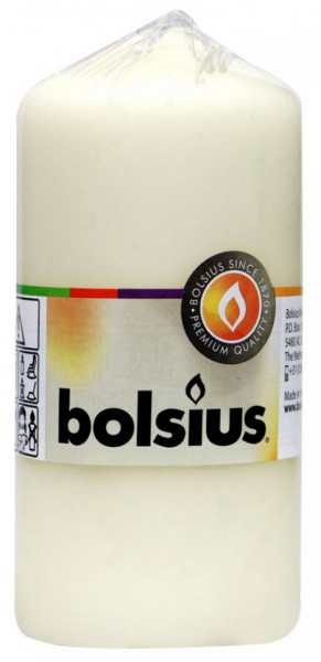 Bolsius Lumanare Tip Stalp 120x58mm Crem