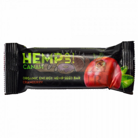 Canah Baton Din Seminte De Canepa Cu Merisoare Eco 48G