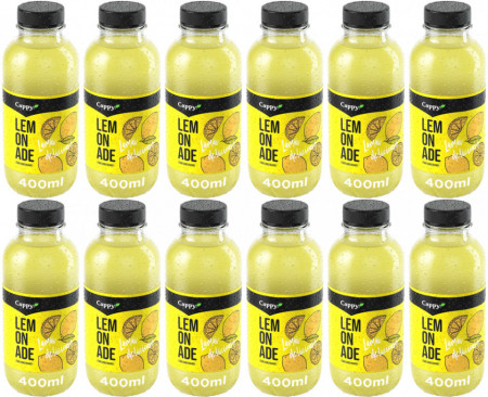 Cappy Lemonade Bautura Racoritoare Necarbogazoasa cu Suc si Pulpa de Lamaie 12 buc x 400ML